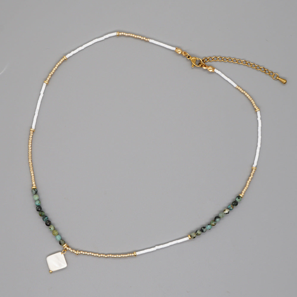 Wholesale Boho Beaded Pearl Shell Necklaces
